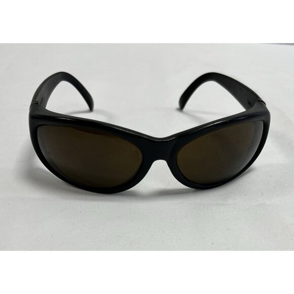 BLACK VUARNET POUILLOUX FRANCE SPORT WRAP SUNGLASSES *Scratched Lenses*🩶 - Picture 1 of 6